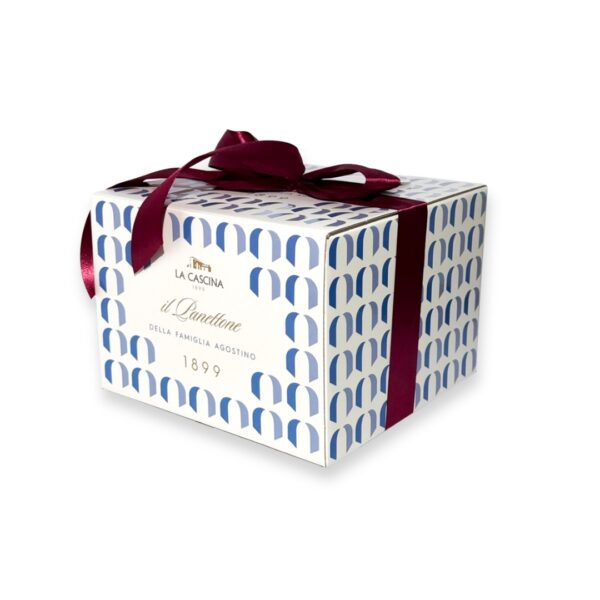 Panettone aromatizzato al vino Greco di Bianco 1000g in scatola