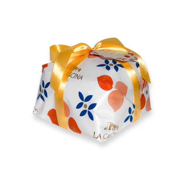 Panettone farcito con Crema alla Nocciola 1000g in carta fiocco